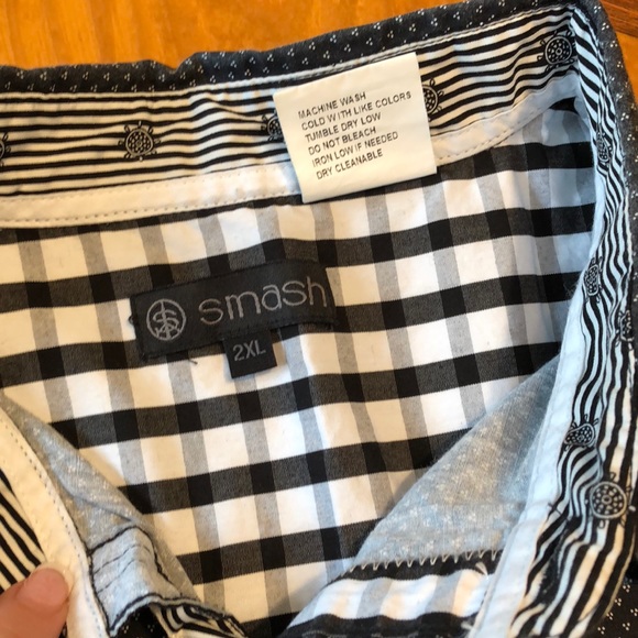 Men’s Button Up SMASH L/S Size 2XL - Picture 4 of 4